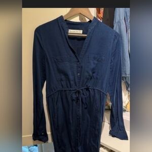 Ambercrombie and Fitch Denim Tunic Top Size Large